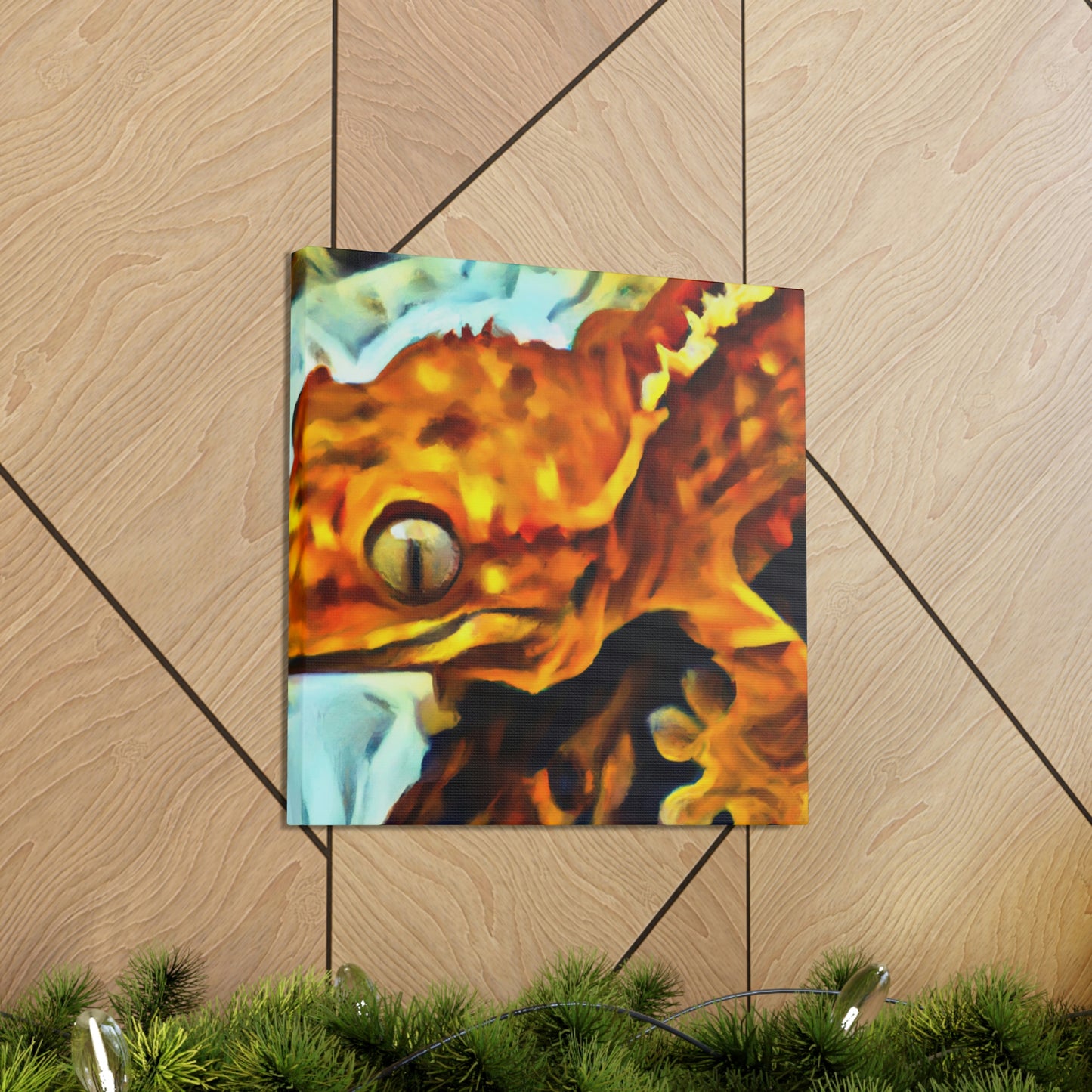 Crested Gecko Dreamscape - Canvas