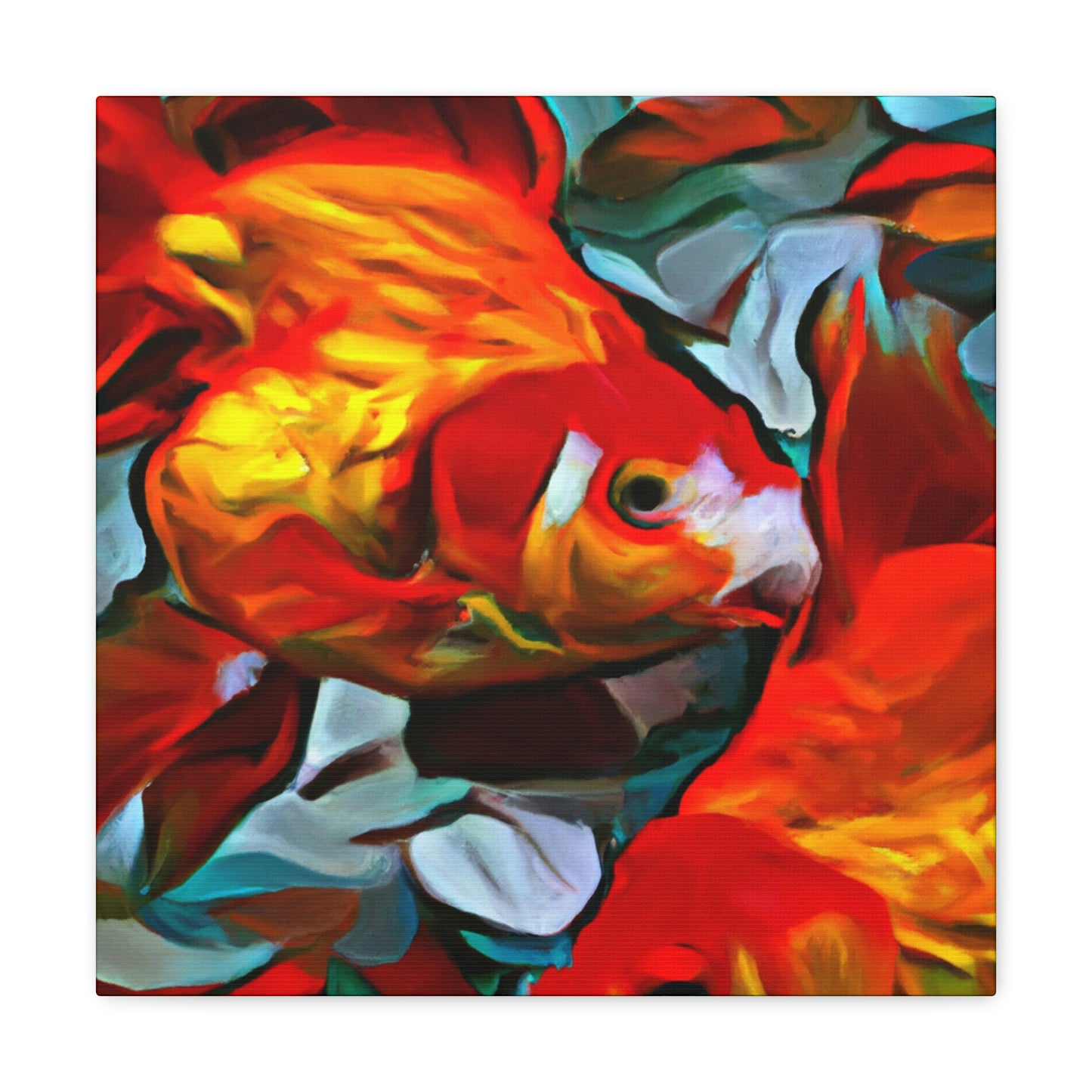 Golden Fish Dreaming - Canvas