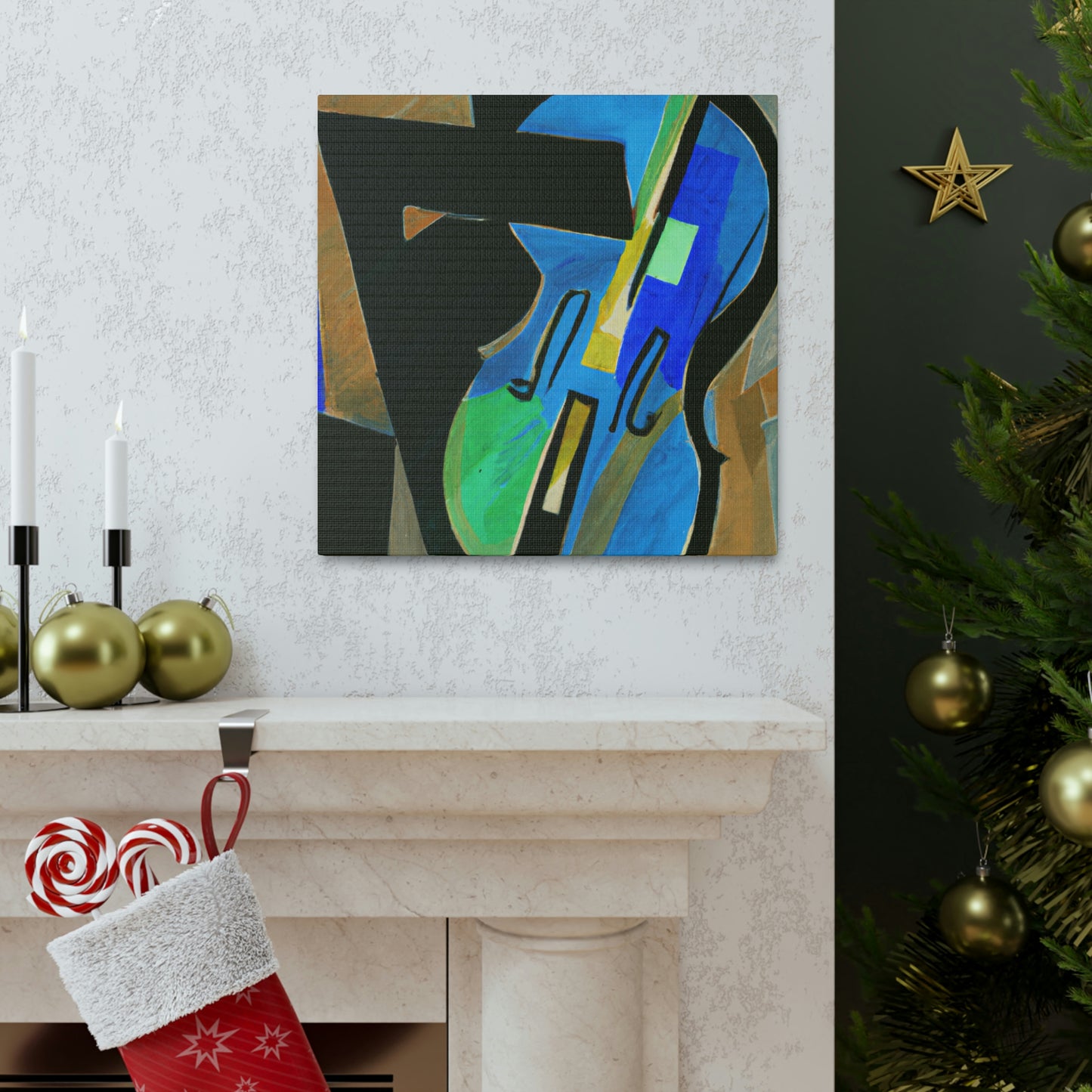 Vibrant Violin Symphony - Canvas