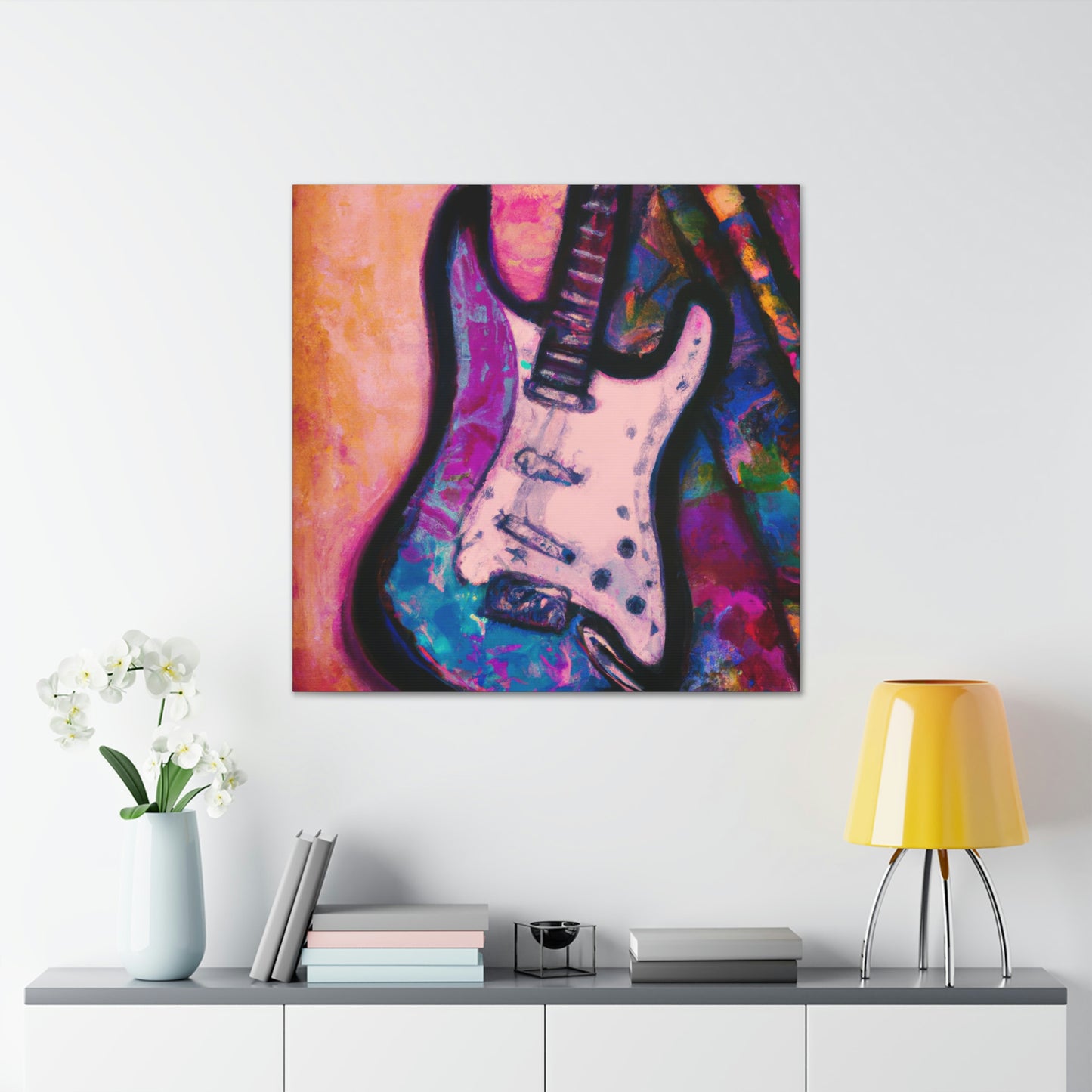 Fender in Abstract Form - Canvas