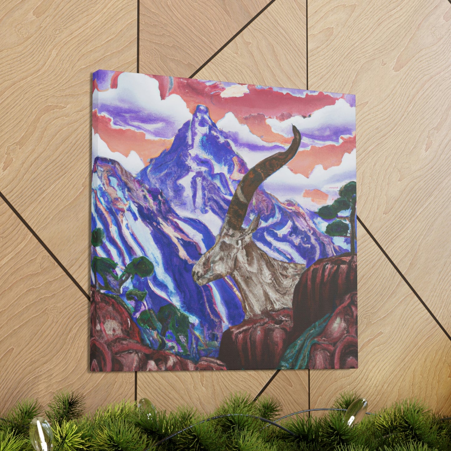 Ibex in Art Deco - Canvas