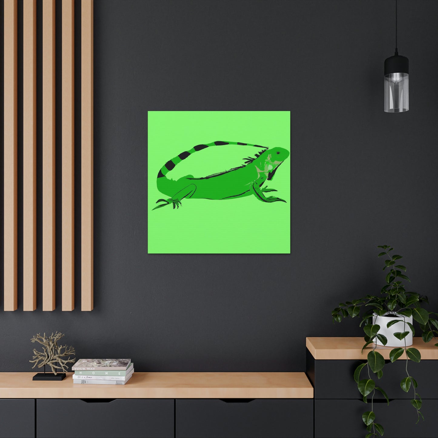 Iguana in Identity - Canvas