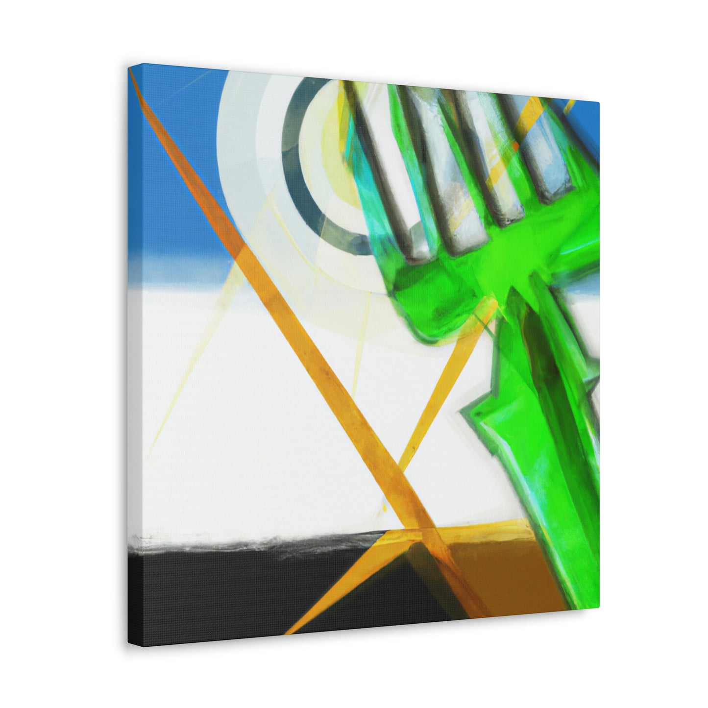 "Pitchfork in Art Deco" - Canvas