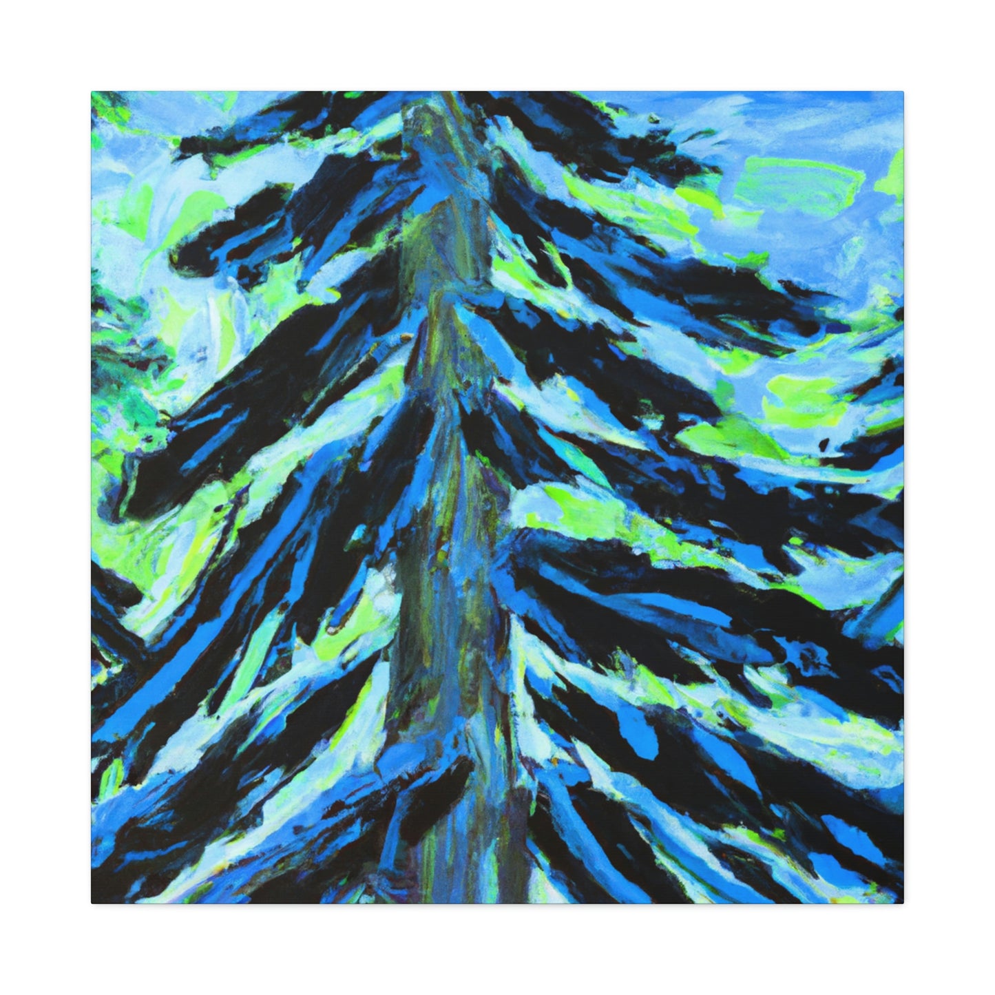 Spruce Tree Splendor - Canvas