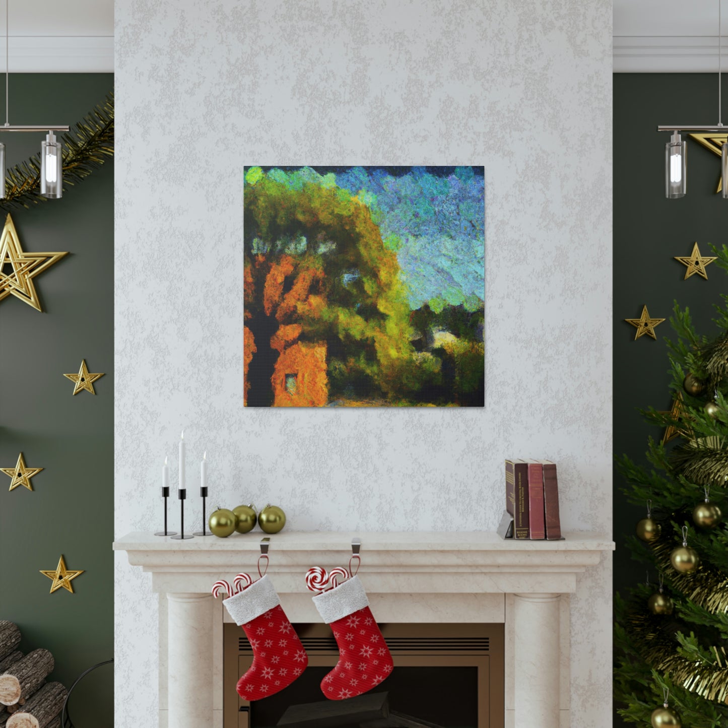 Oak Tree Splendor. - Canvas