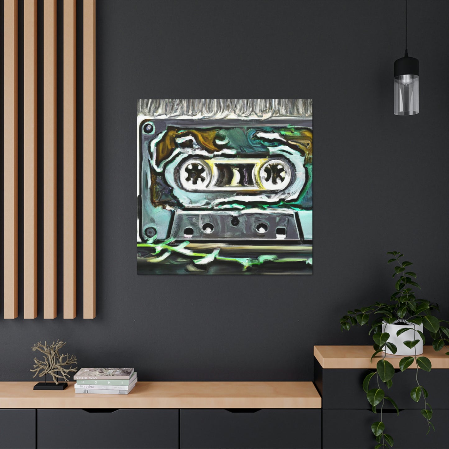 "Tape Memory Revival" - Canvas