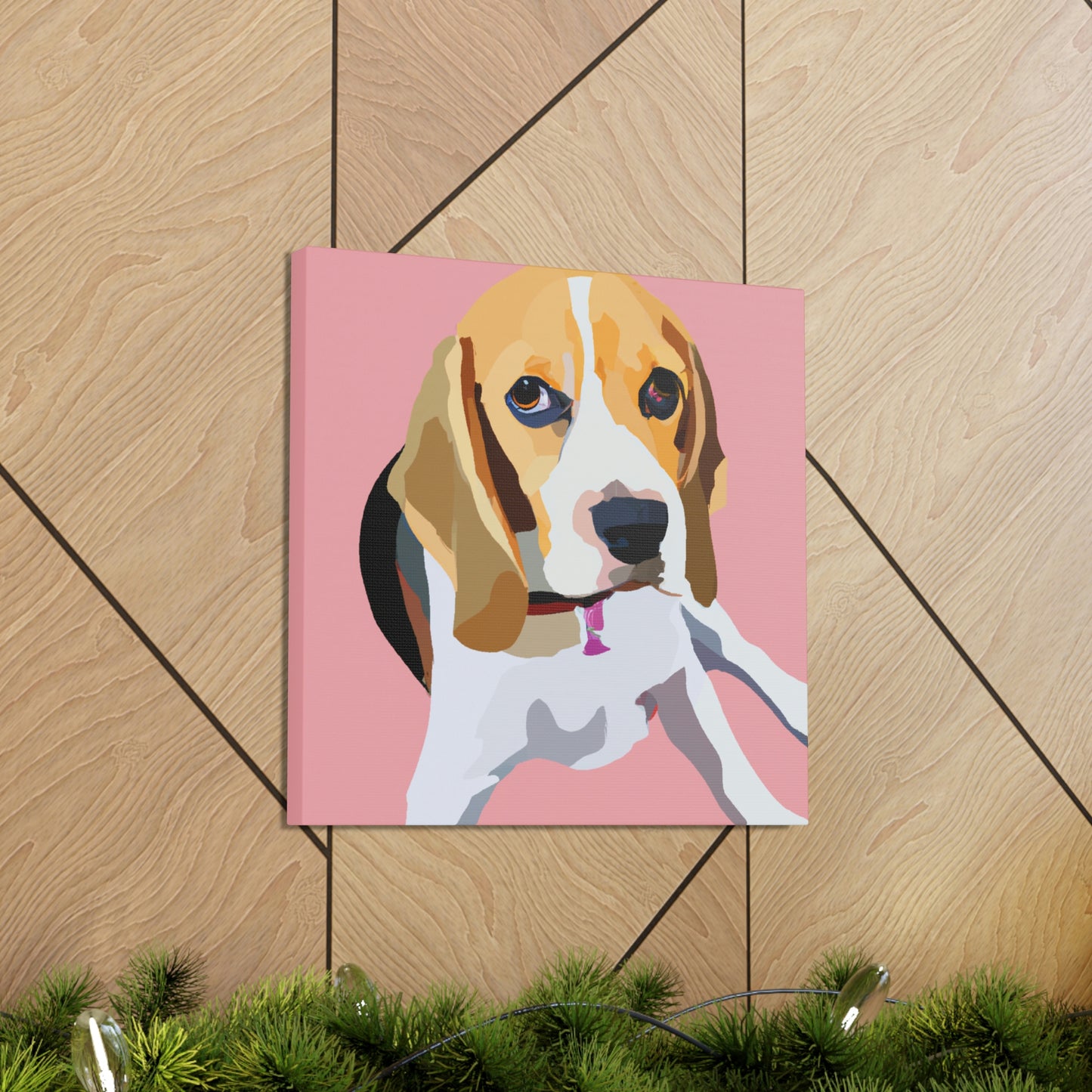 "Regal Beagle Minimalism" - Canvas