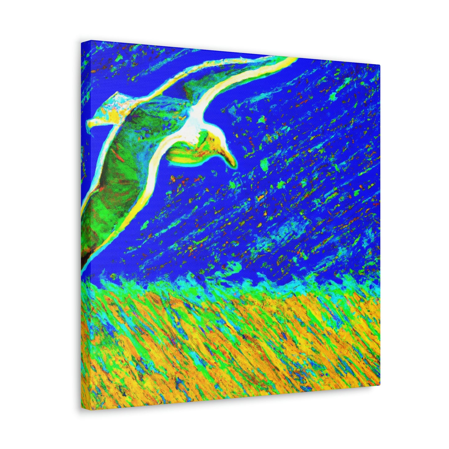 Seagulls on the Shore - Canvas