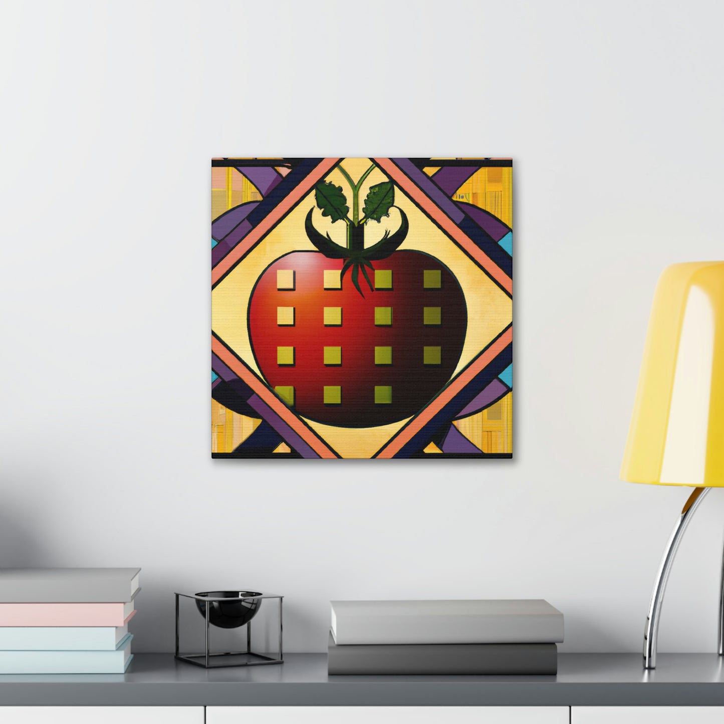 Tasty Art Deco Tomato - Canvas