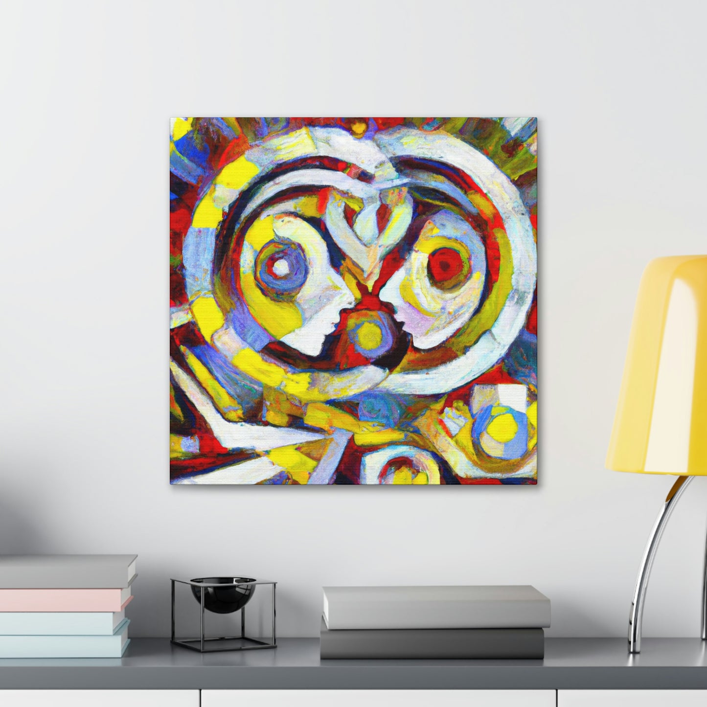 "Love's Celestial Embrace" - Canvas