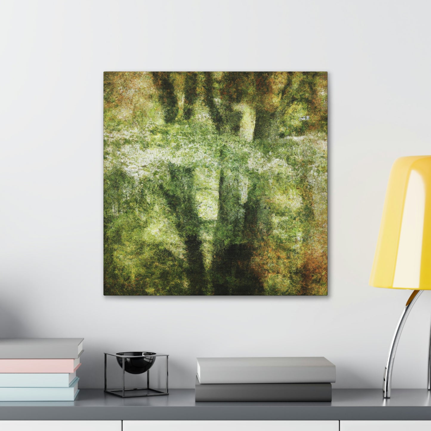 "Beeches in Impasto." - Canvas