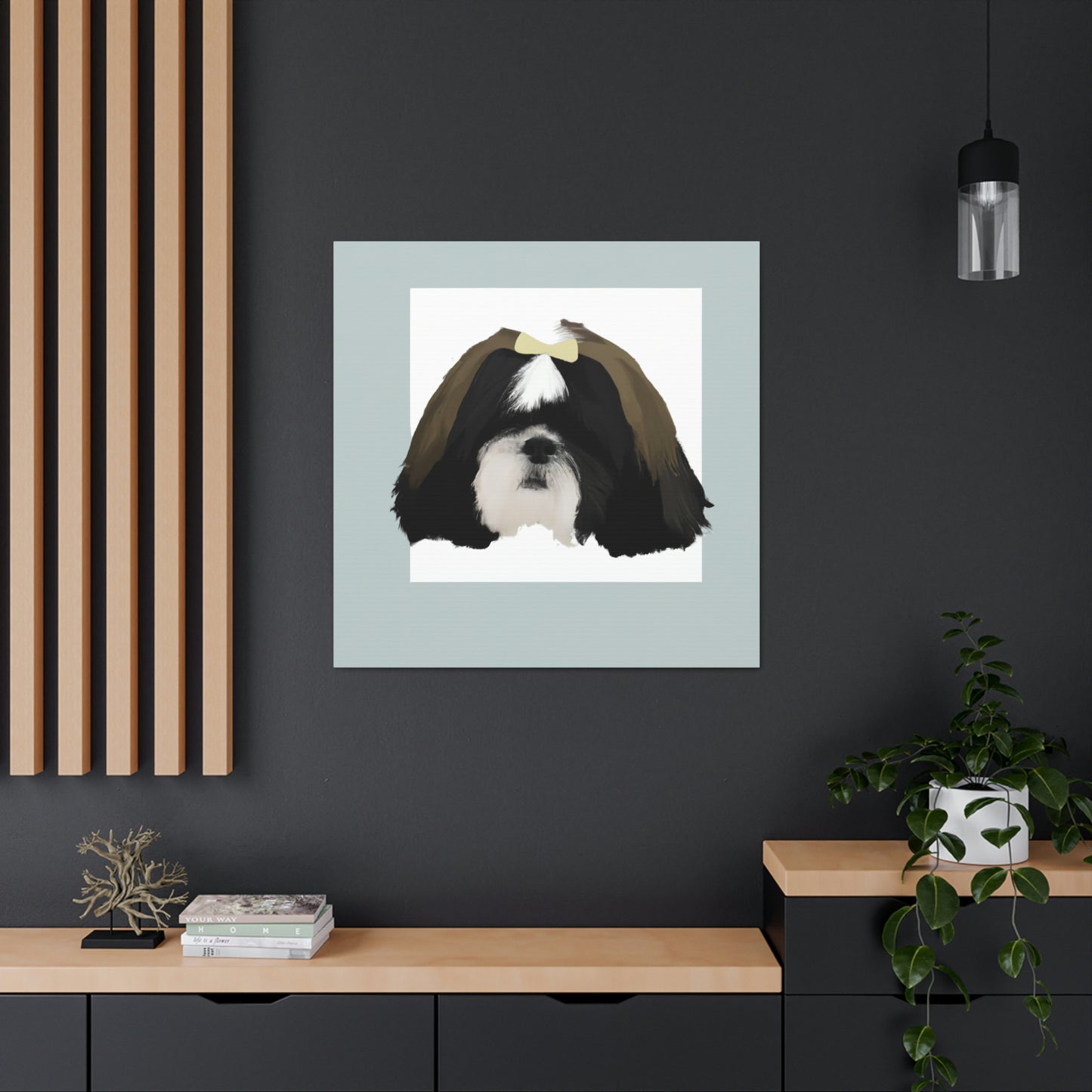 "Classic Shih Tzu Portrait" - Canvas