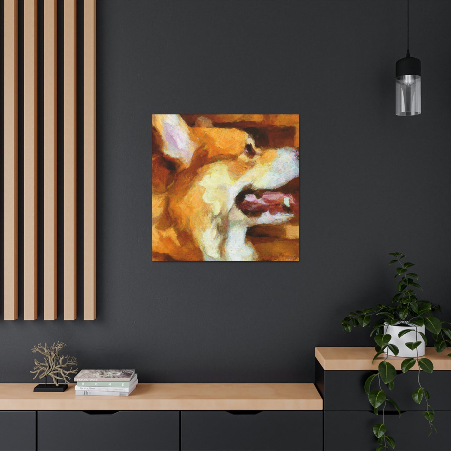 Welsh Corgi Symphony - Canvas