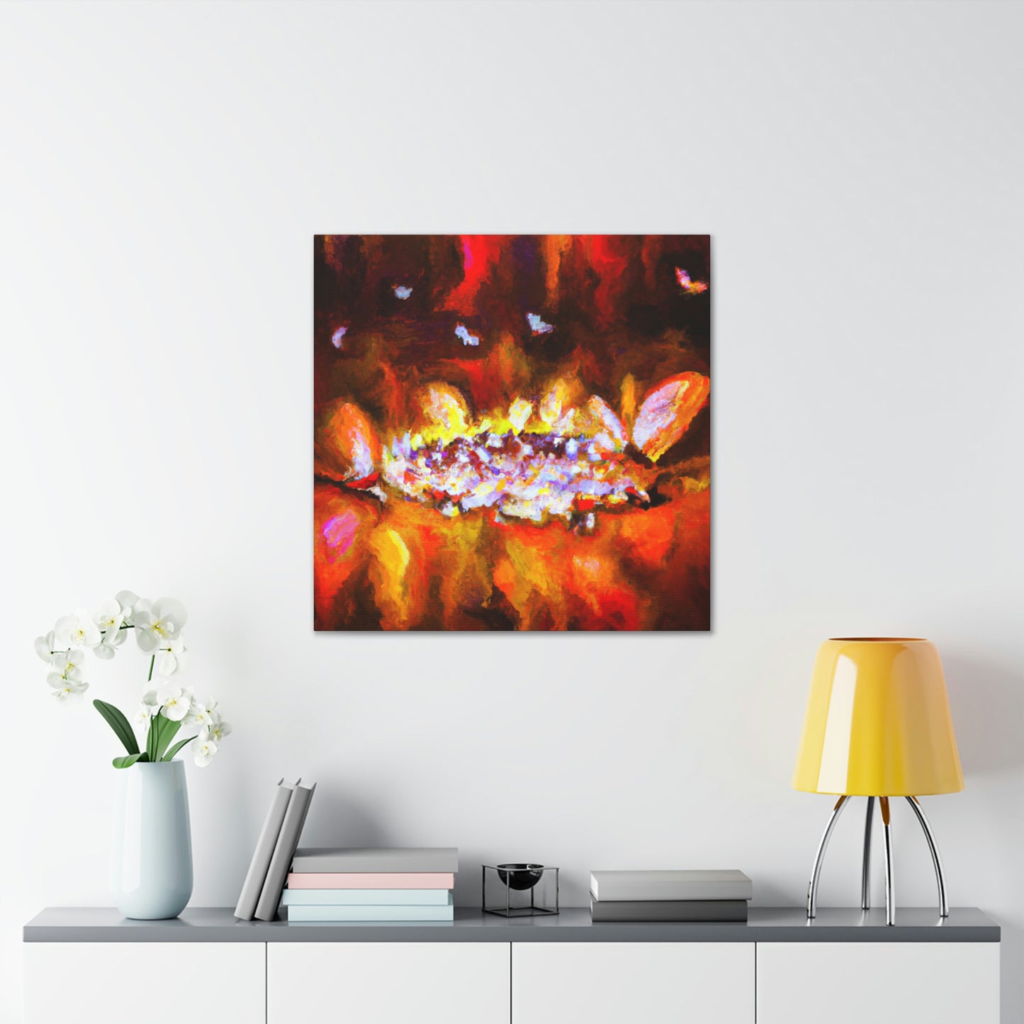 Loving Fireflies Glow. - Canvas