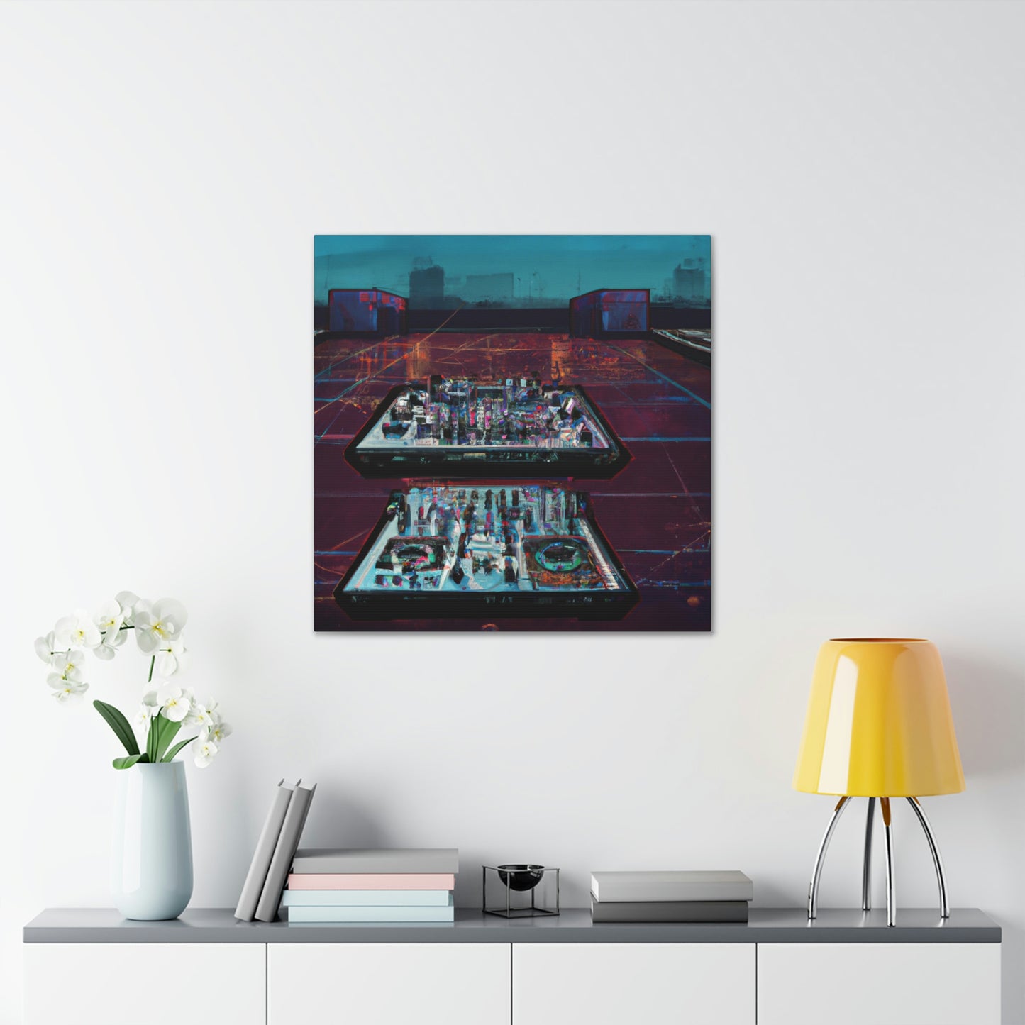 Electric Board Symphony - Canvas