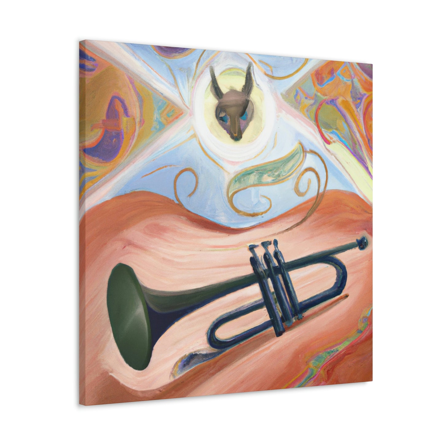 "Harmonious Trumpet Dreaming" - Canvas