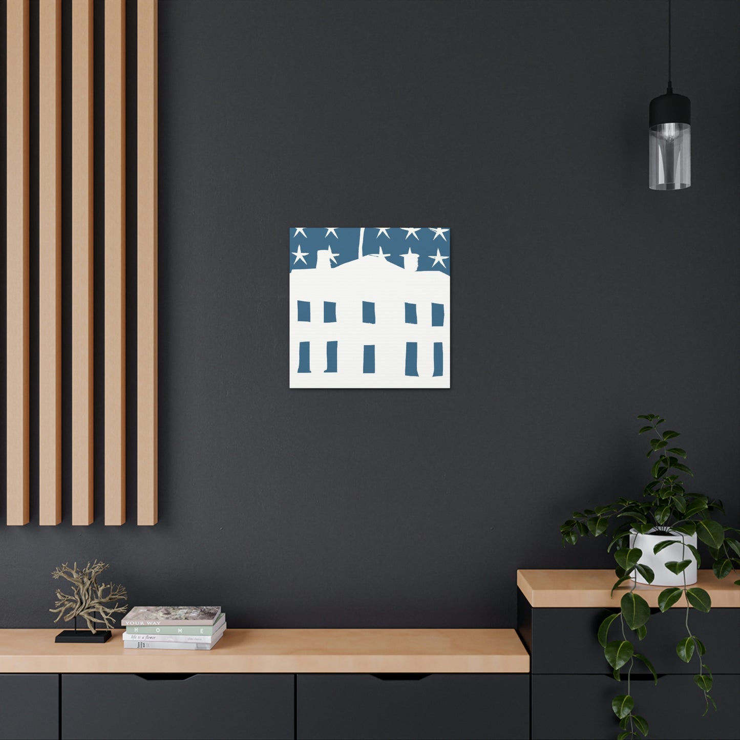 "White House Simplicity" - Canvas