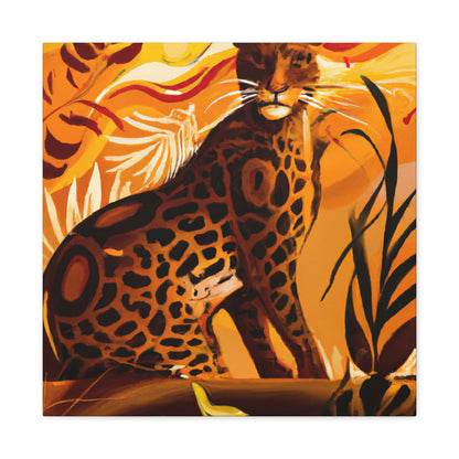 "Leopard in the Jazz Age" - Canvas