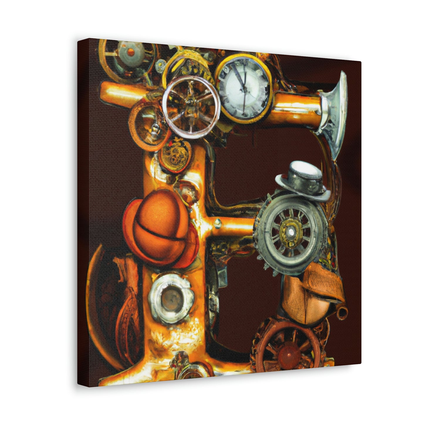 Steam-Powered Reflection - Canvas