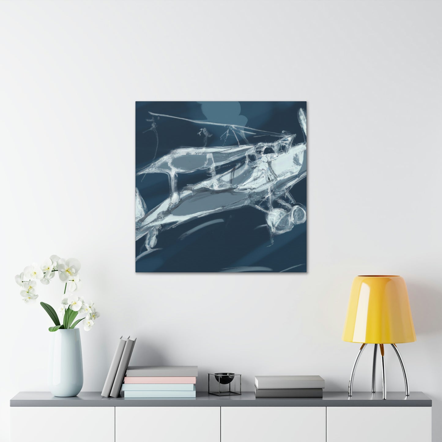 "Vintage Plane Aviator" - Canvas