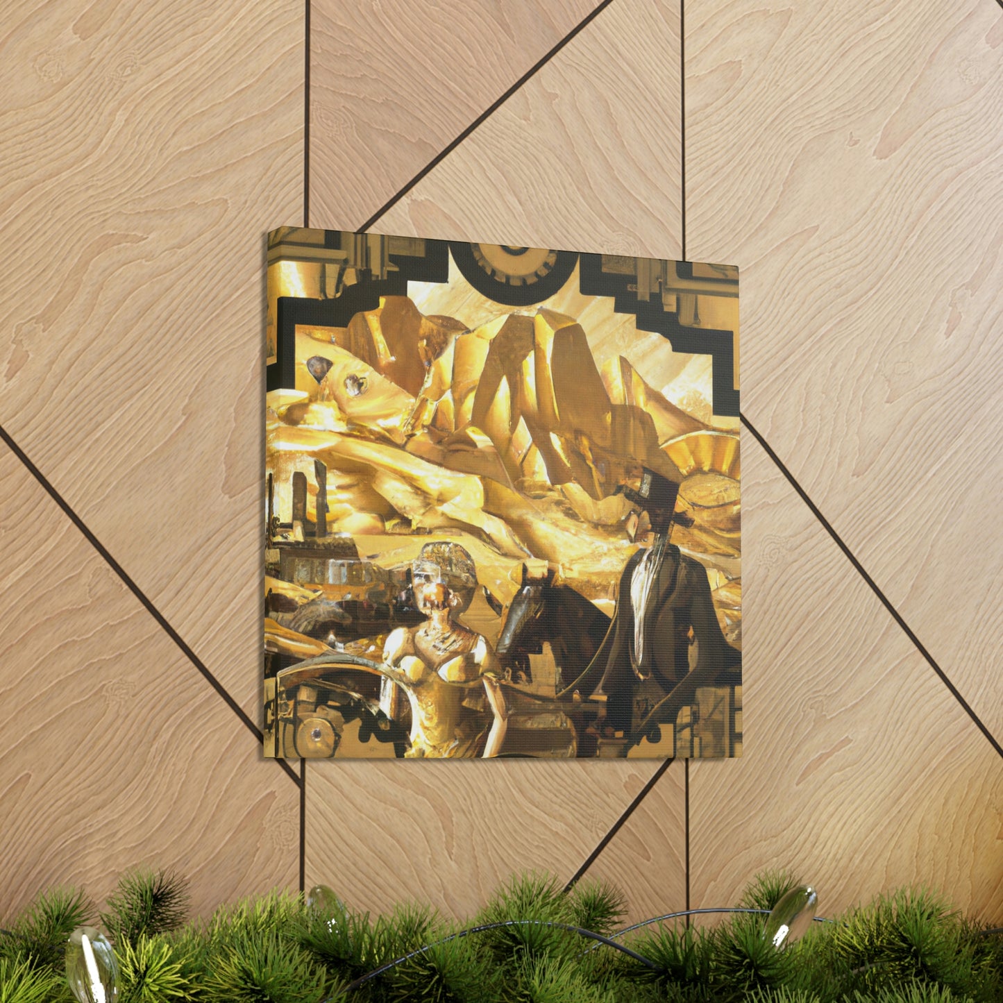 "Miner's Gold Reverie" - Canvas