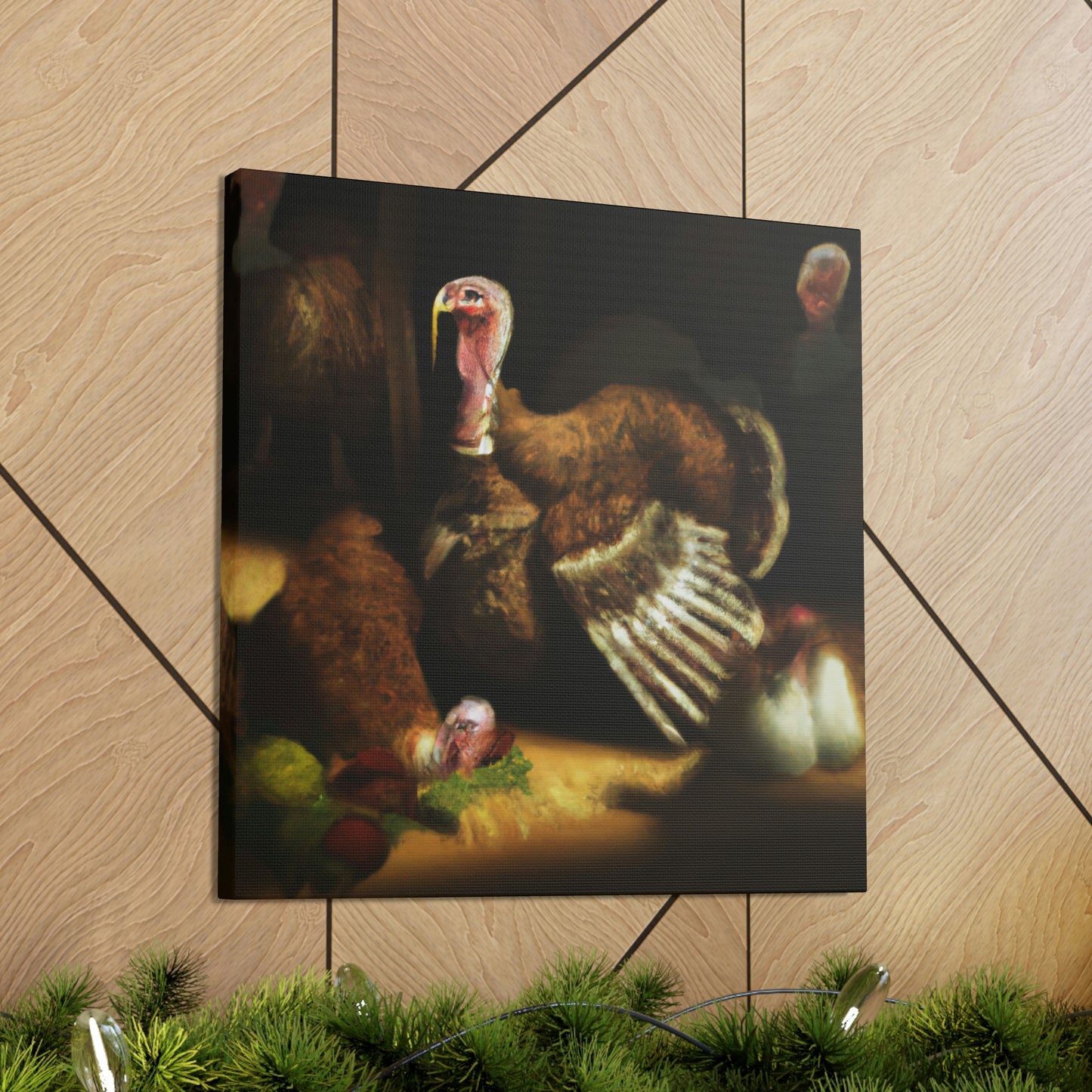 "The Wild Turkey Landscape" - Canvas