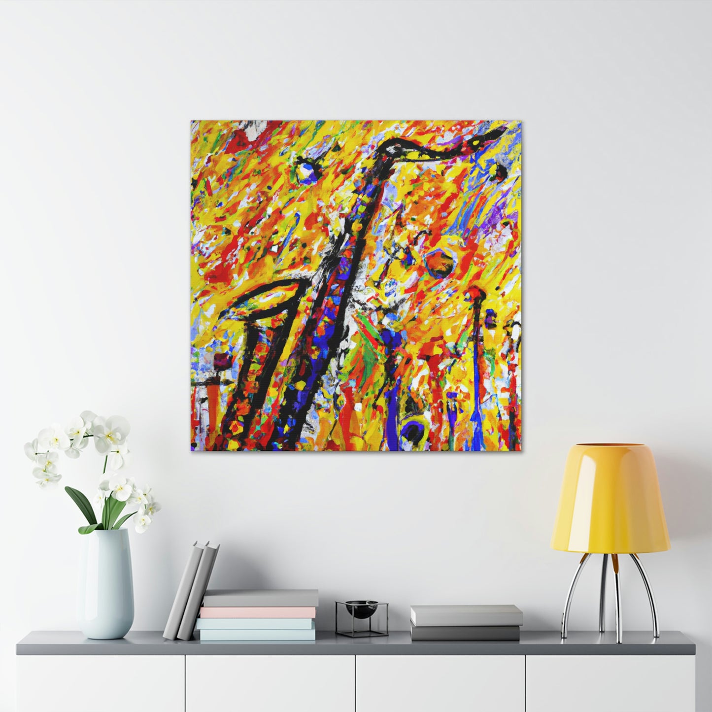 "Harmony of the Clarinet" - Canvas