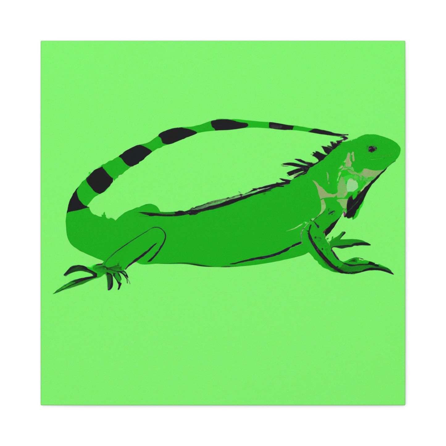 Iguana in Identity - Canvas