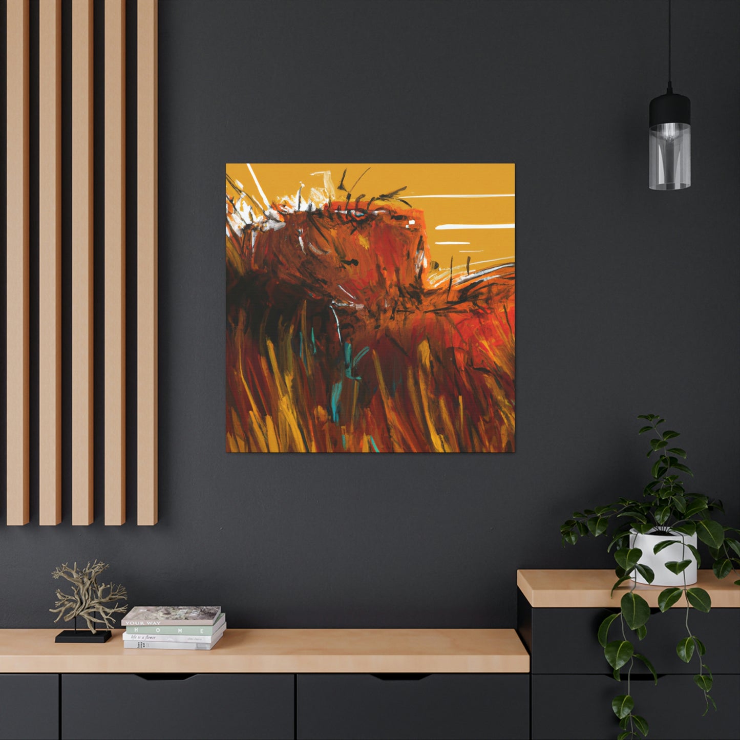 "Hay Magnificent Sunrise" - Canvas