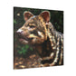 Tasmanian Tiger Pointillism - Canvas