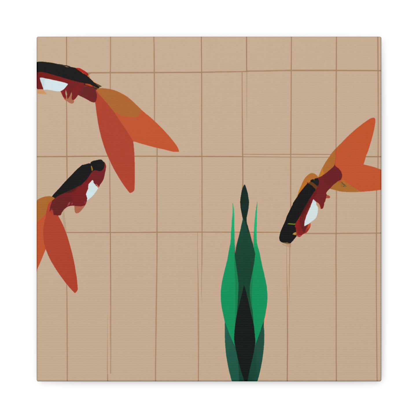 Swordtail's Minimalism - Canvas