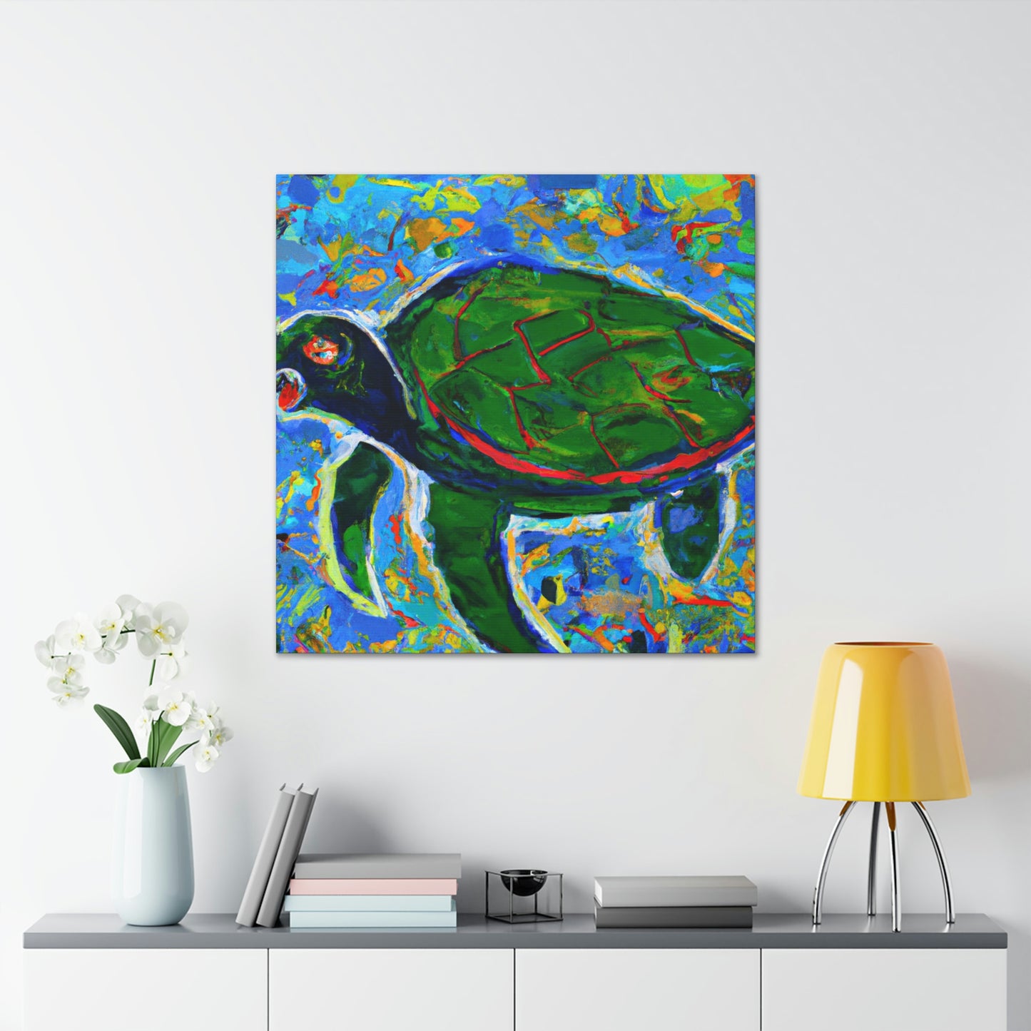 "Sea Turtle Emergence" - Canvas