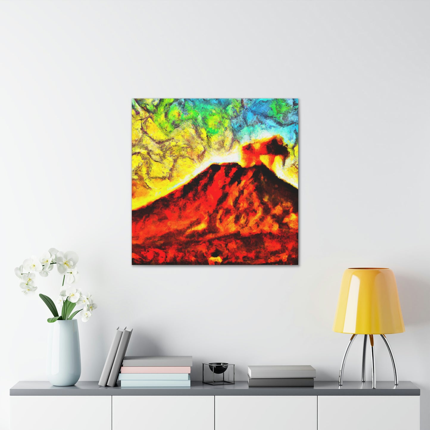 Volcanic Eruption Beauty - Canvas