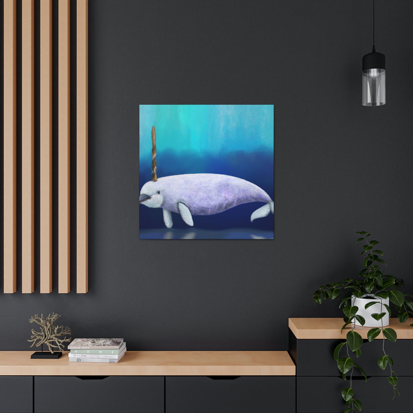 "The Mystical Narwhal" - Canvas