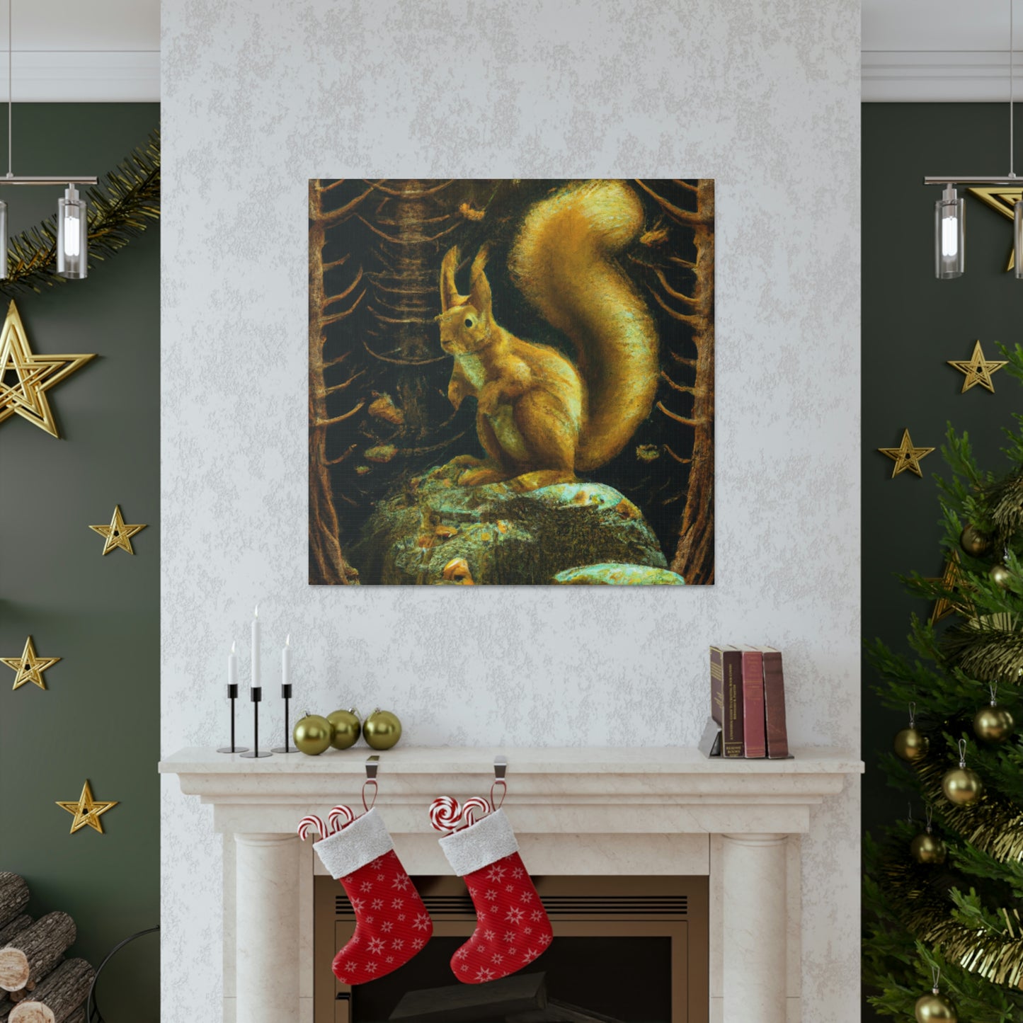 Squirrels in Splendor - Canvas