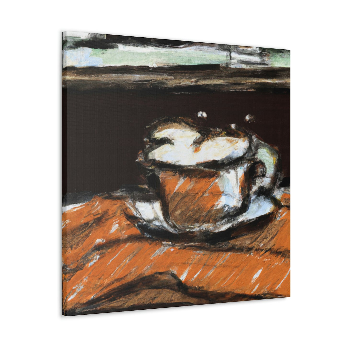 Cappuccino in Poppies - Canvas