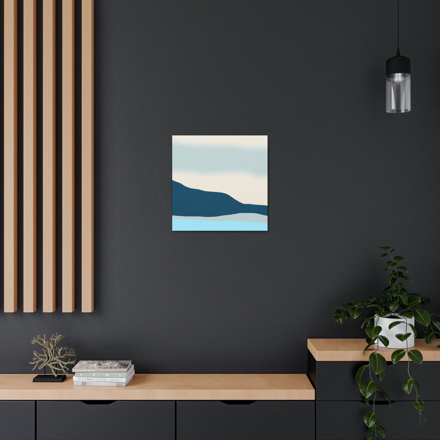 "Coastal Minimalism Abides" - Canvas