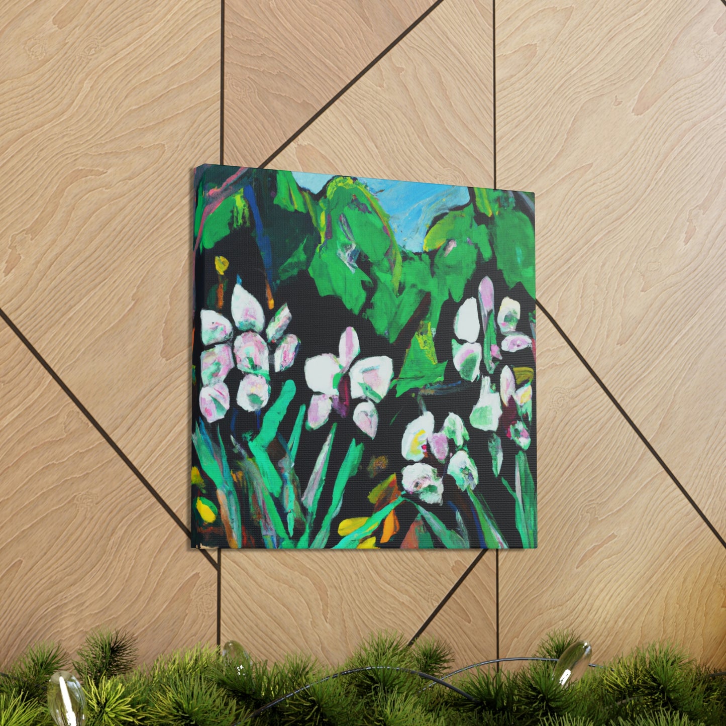 "Orchid in Moonlight Dreaming" - Canvas