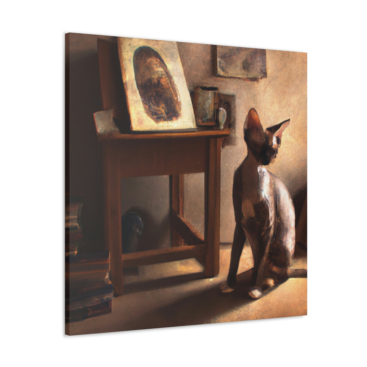 Cat-Shaped Dreamscape - Canvas