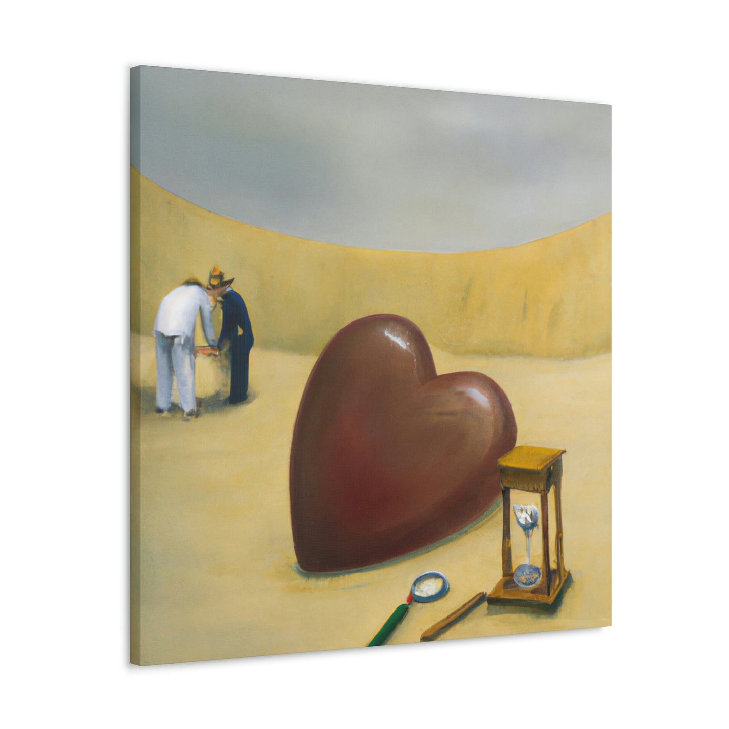 "Heart in the Sandscape" - Canvas