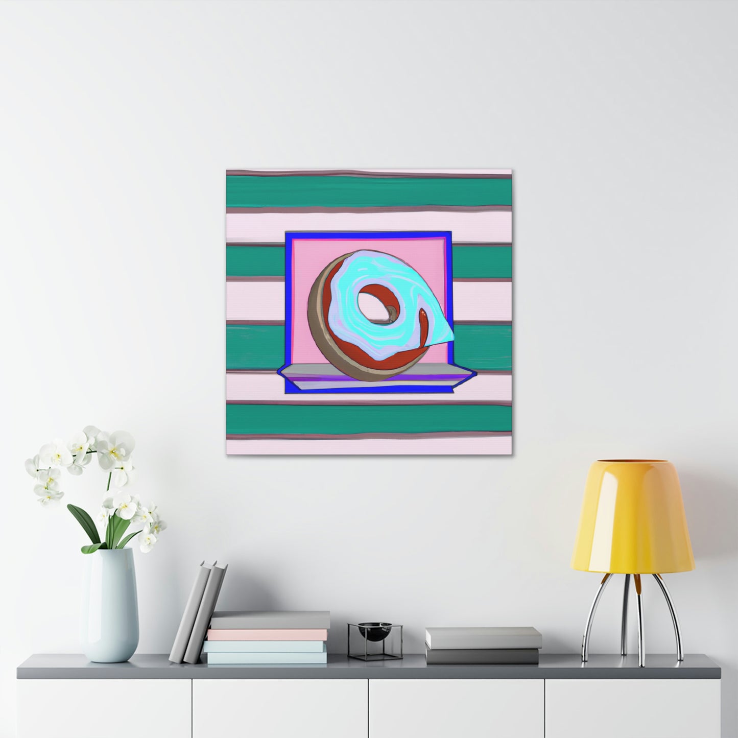 "Doughnuts in Deco-vation" - Canvas