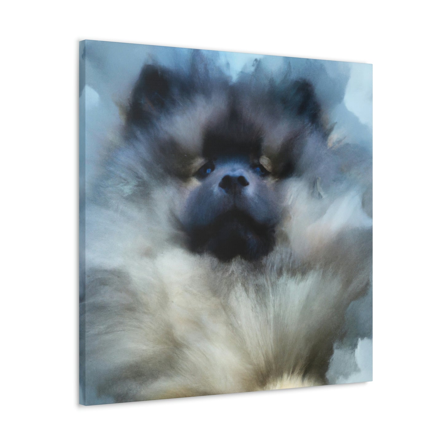 Keeshond in Abstract - Canvas