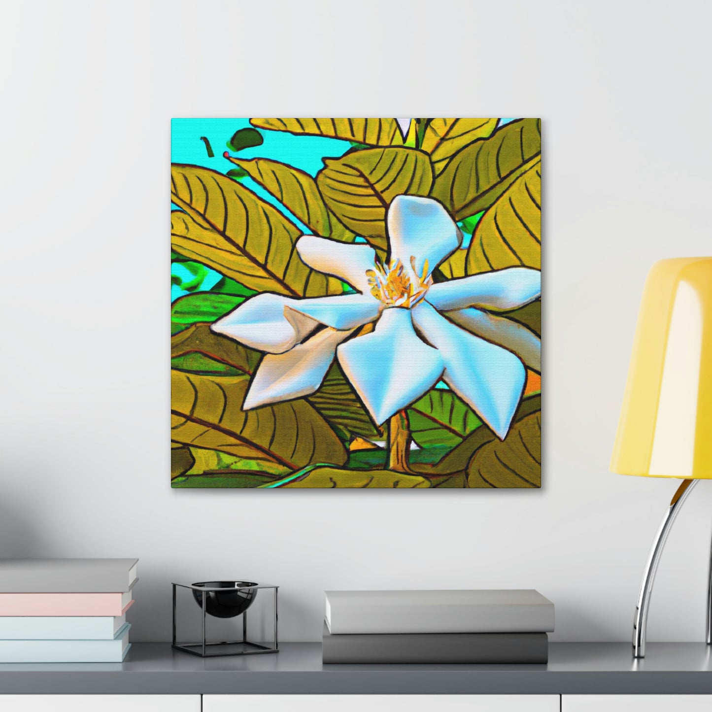 Gardenia Pop Pop Art - Canvas