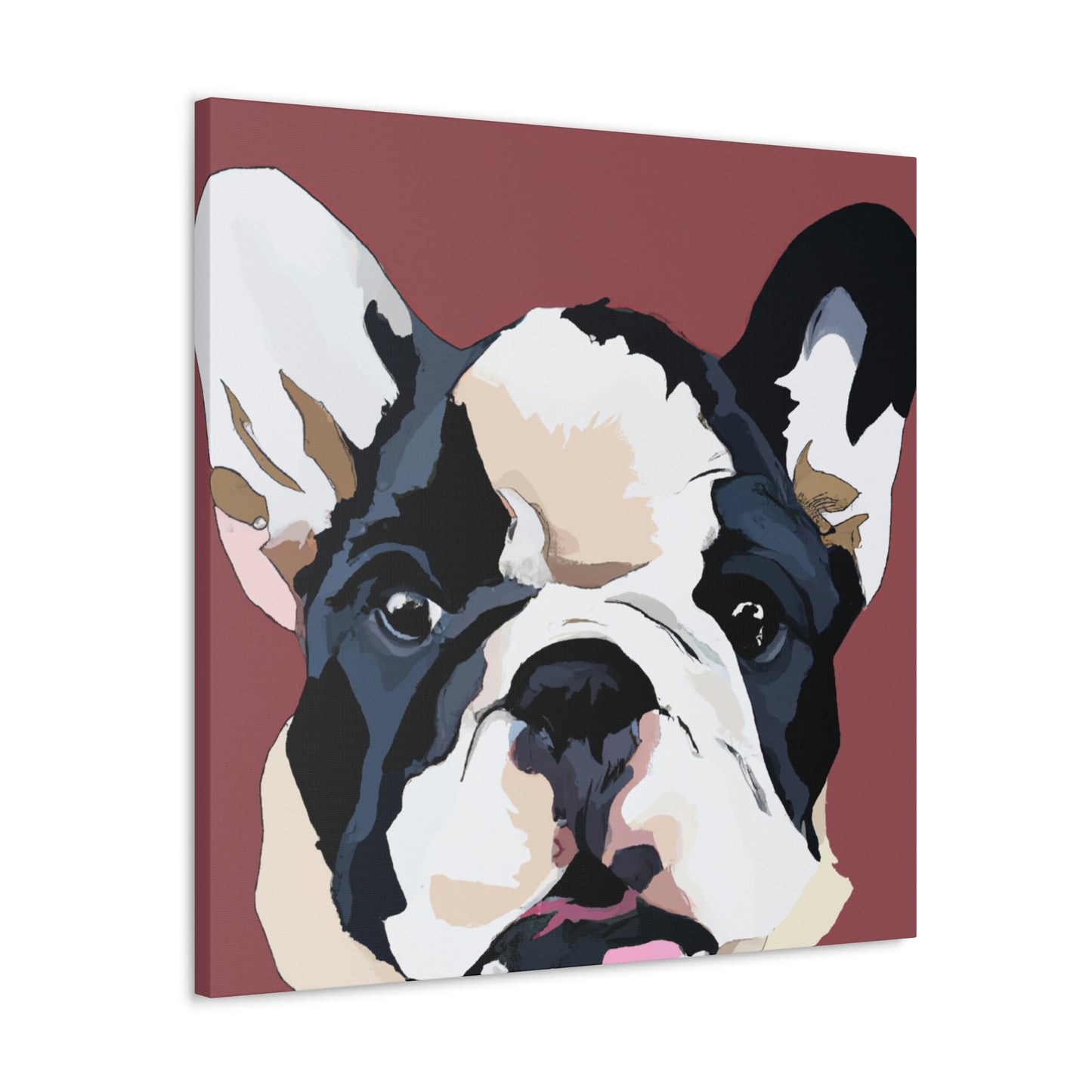 "Bulldog Minimalism Dream" - Canvas