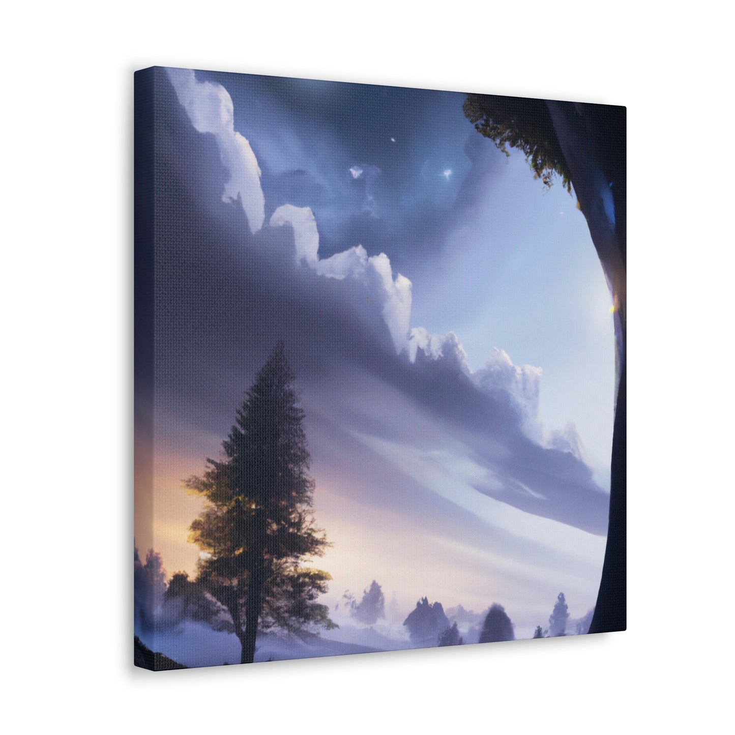 Layered Tranquil Dreamscapes - Canvas