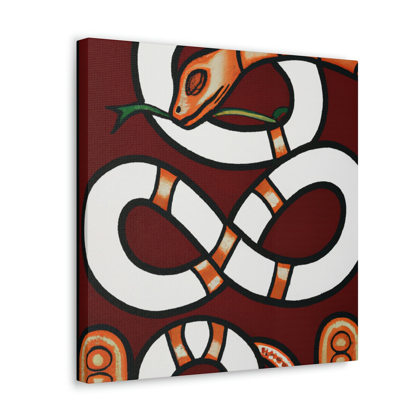 "Slithering Art Deco" - Canvas