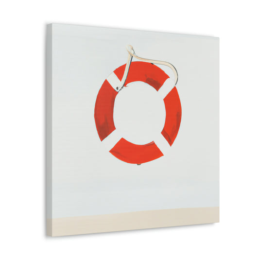 "Life Buoy: Minimalism" - Canvas