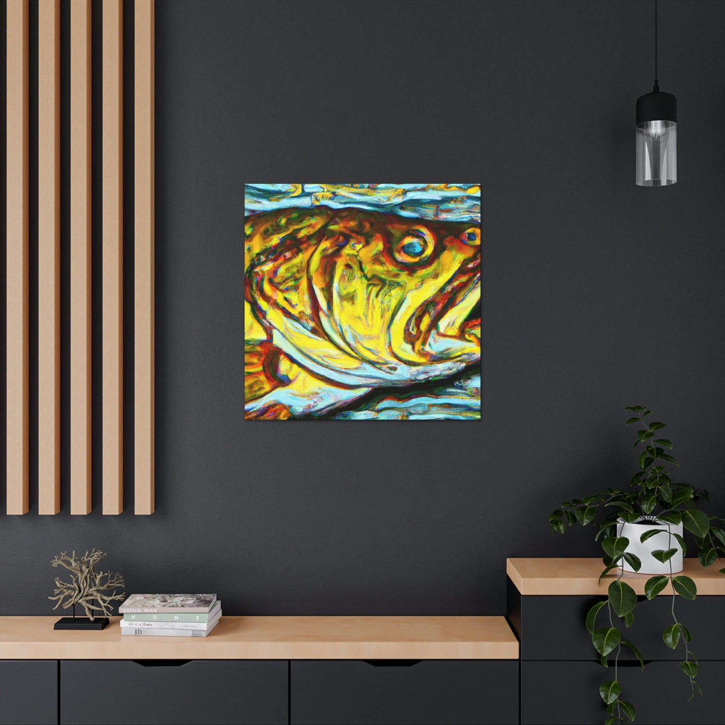 Walleye Splendor Rising - Canvas