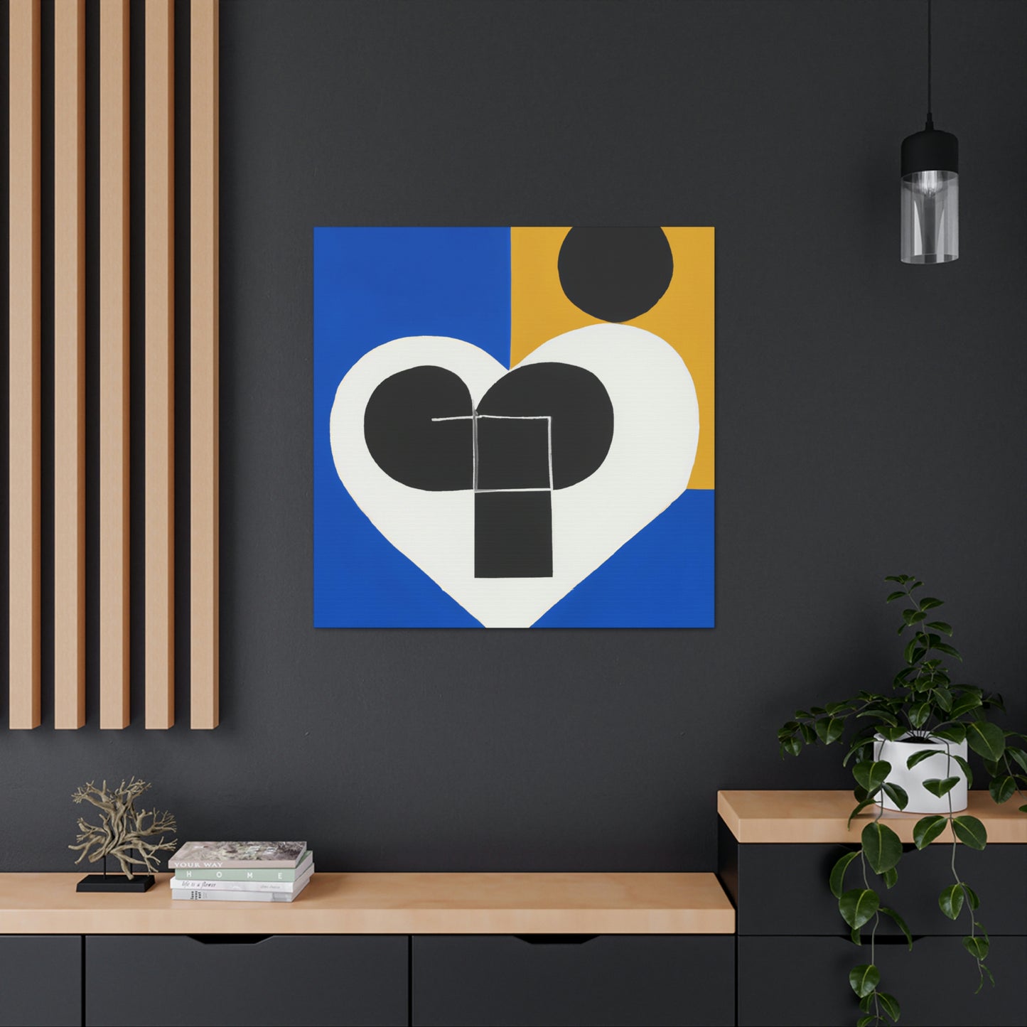 Intertwined Hearts Unbound - Canvas