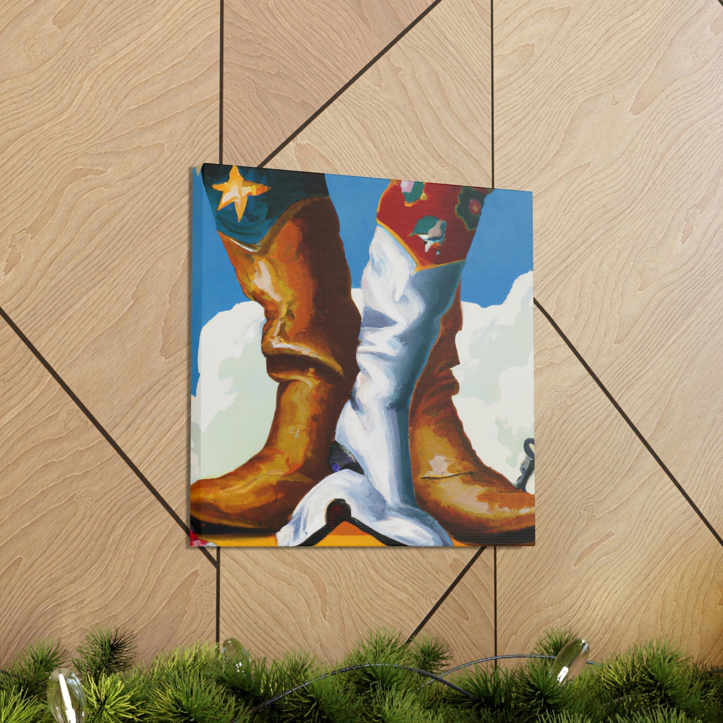 "Boots in a Dreamscape" - Canvas